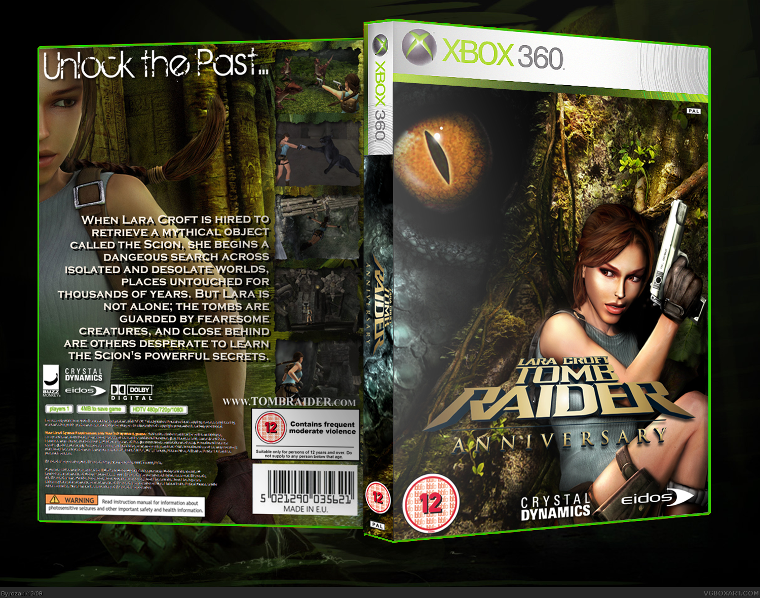 Lara Croft Tomb Raider: Anniversary box cover