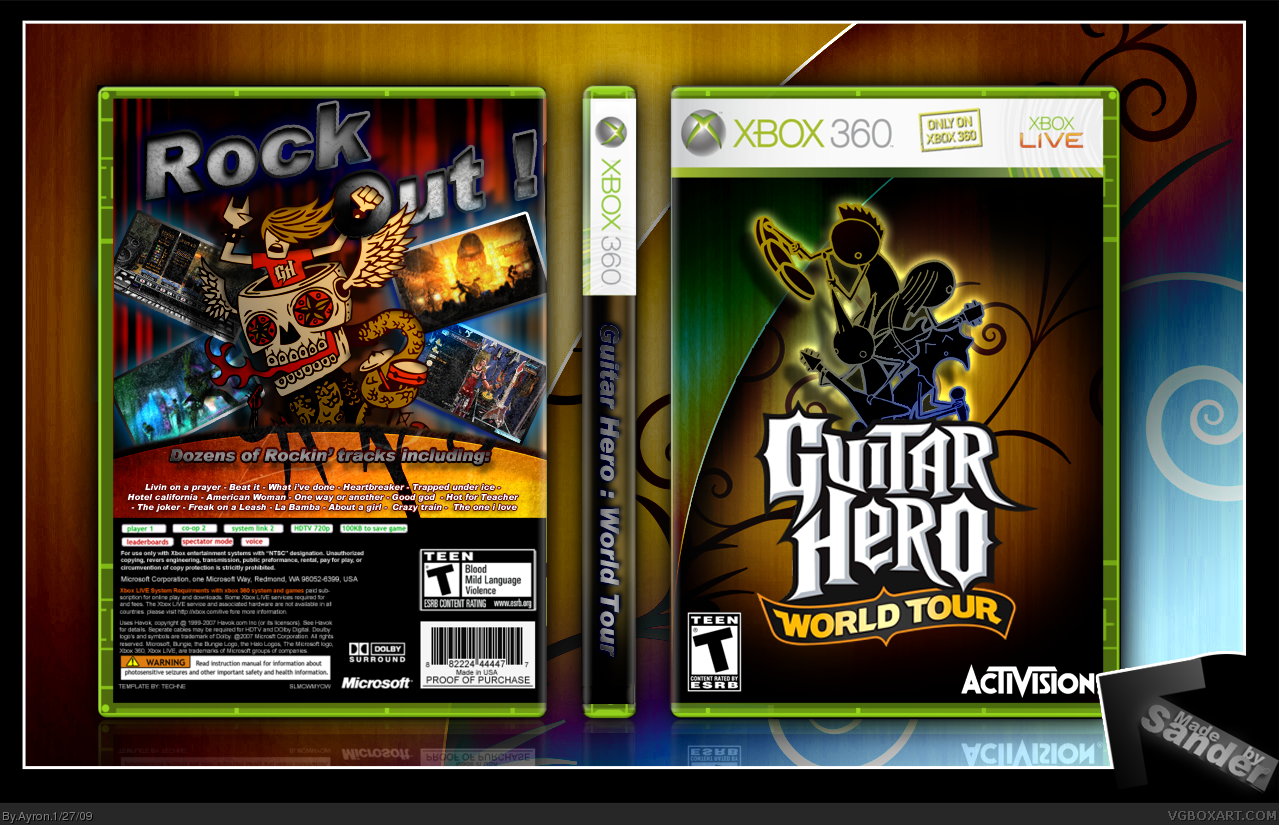 Guitar Hero World Tour box cover