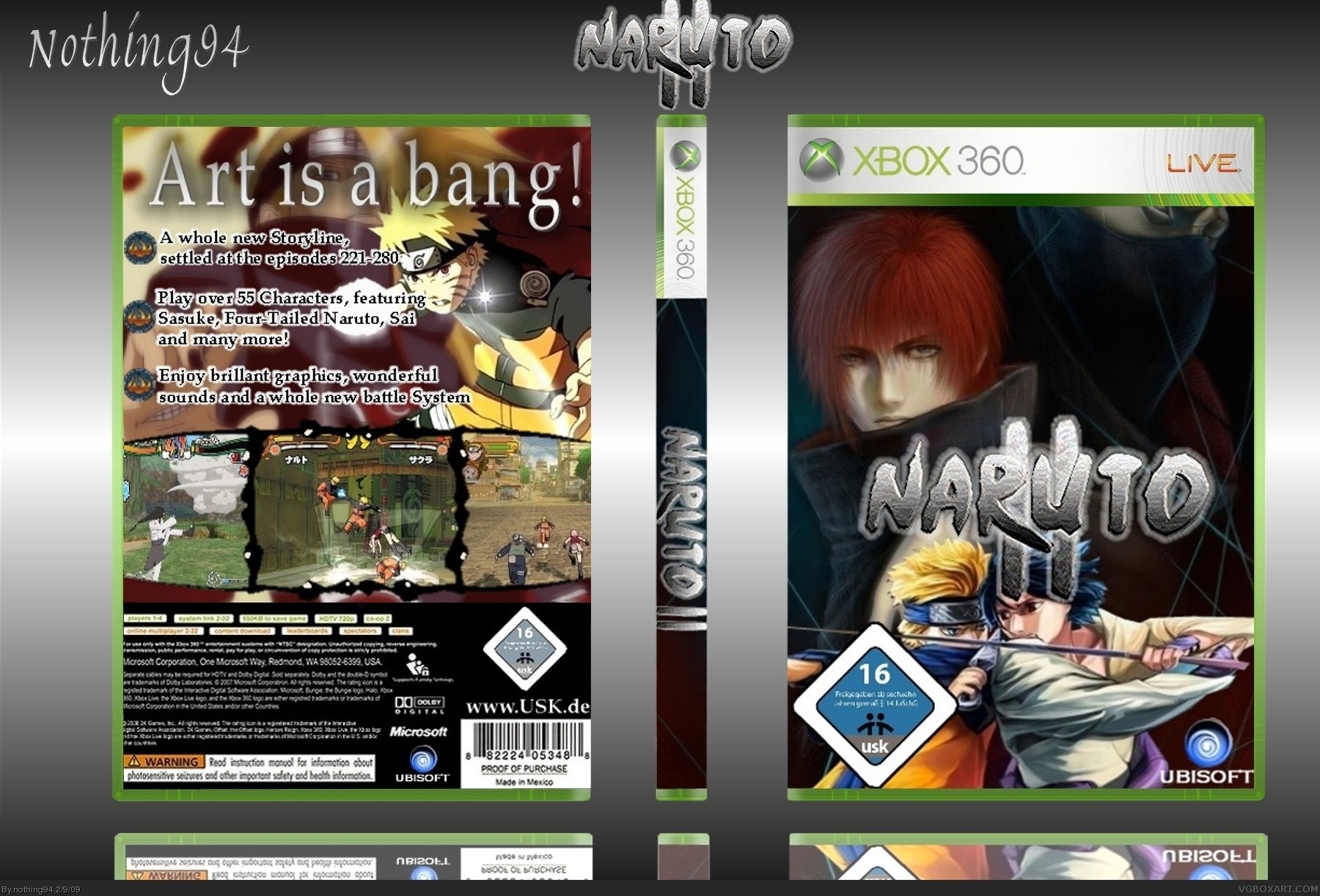 Naruto 2 box cover
