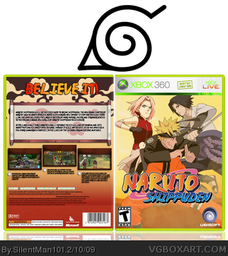 Naruto Shippuden box art cover