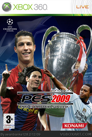 Pro evolution soccer 2009 box art cover
