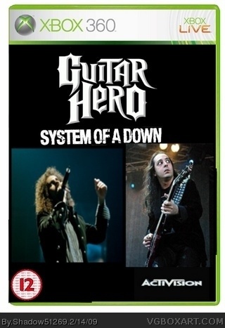 Guitar Hero: System Of A Down box cover