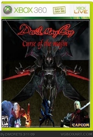 Devil May Cry curse of the majin box cover