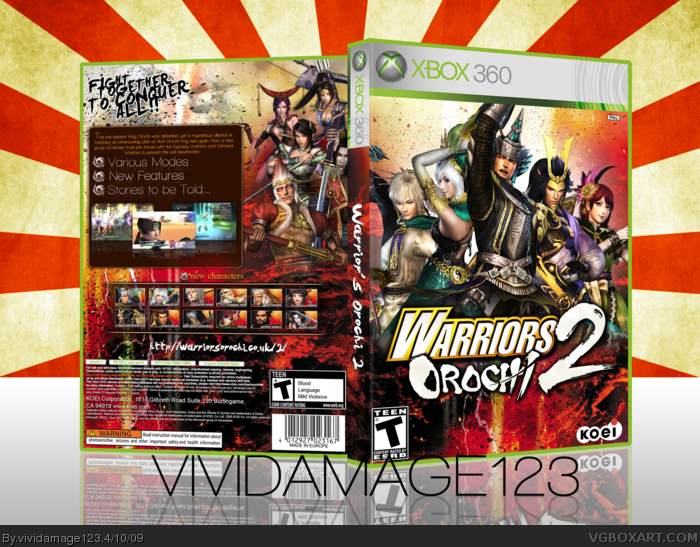 Warrior's Orochi 2 box art cover