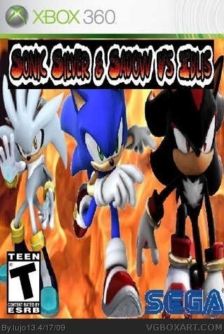 Sonic Silver & Shadow VS Iblis box art cover