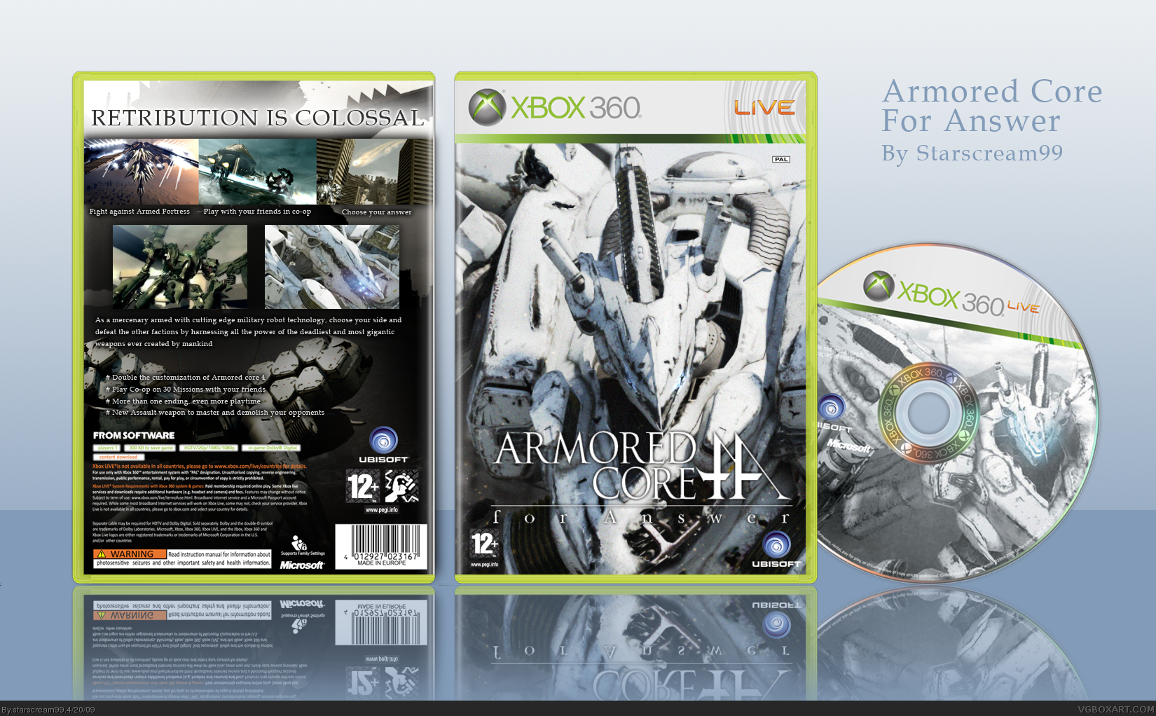 Viewing full size Armored Core: for Answer box cover