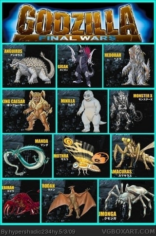 Godzilla: Final Wars box art cover