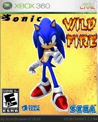 Sonic Wild Fire box cover