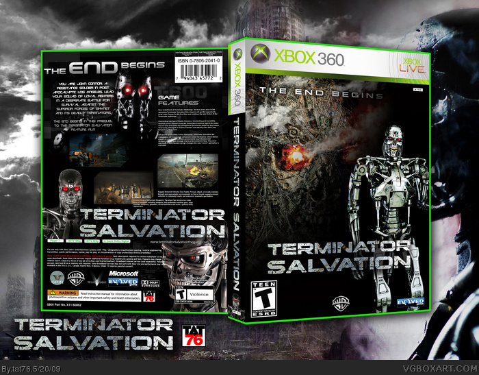 Terminator: Salvation box art cover