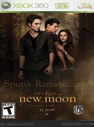 The Twilight Saga: New Moon box art cover
