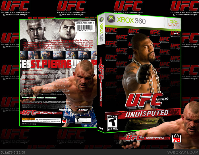 UFC Undisputed box art cover