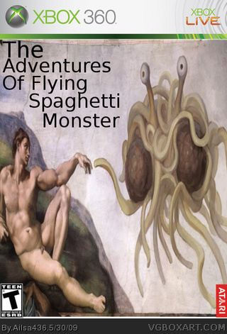 The Adventures Of Flying Spaghetti Monster box cover
