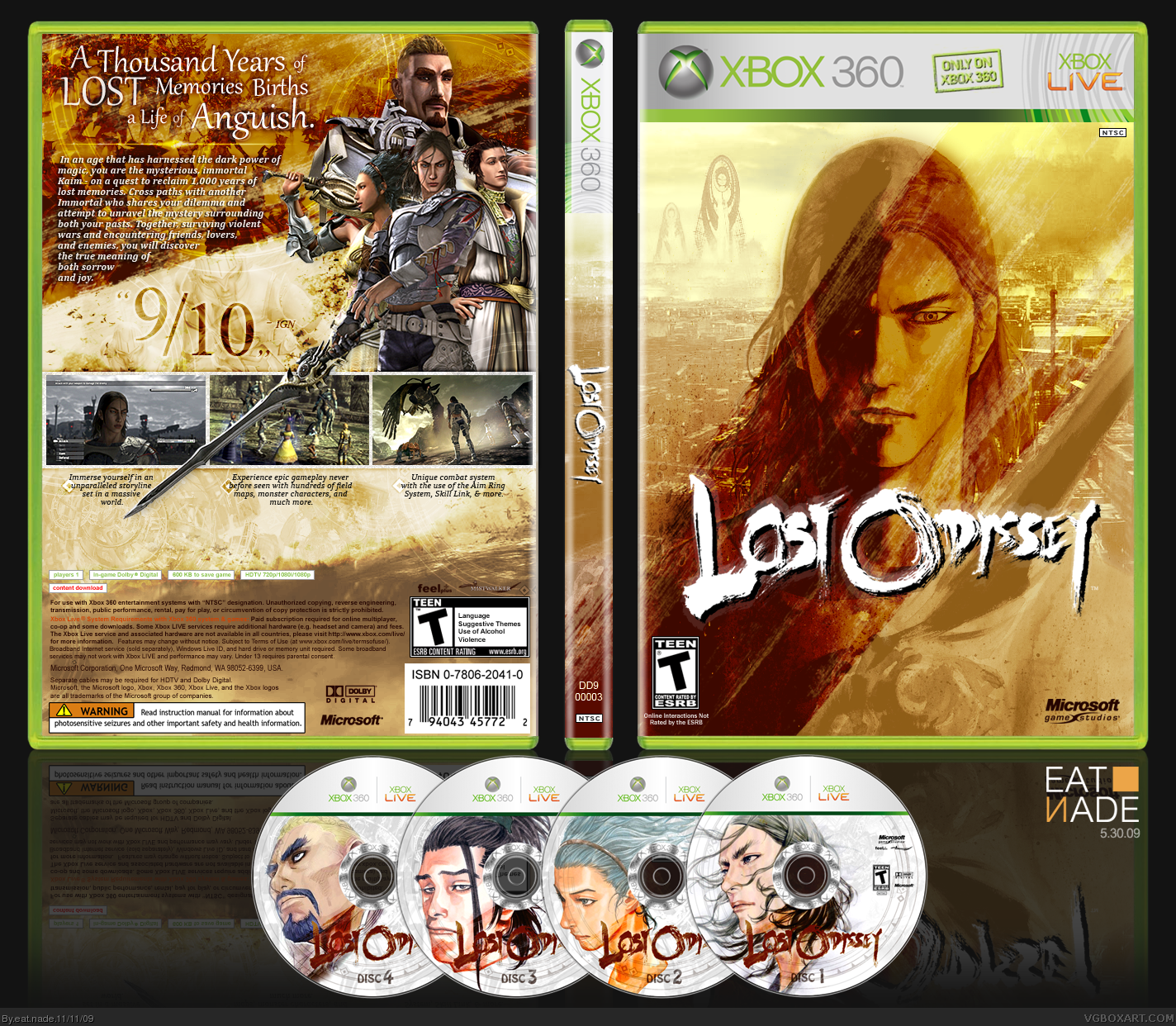 Lost Odyssey Microsoft Xbox 360 Game Studios Mistwalker unreal