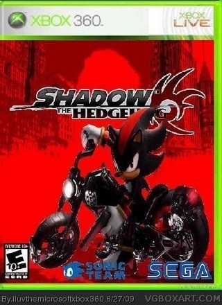 Shadow The Hedgehog box cover