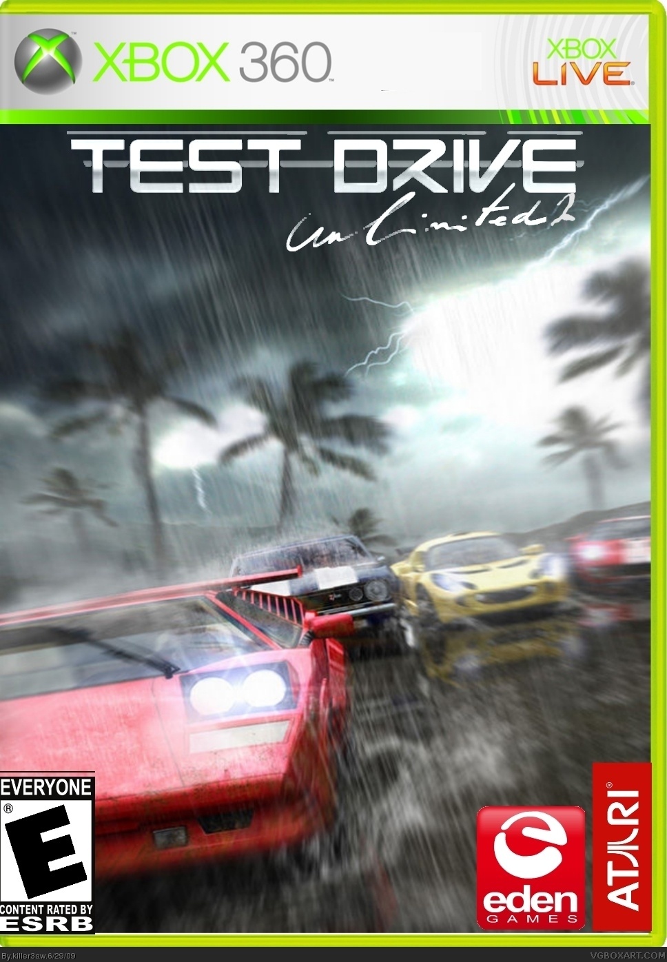 test drive unlimited 2 box cover