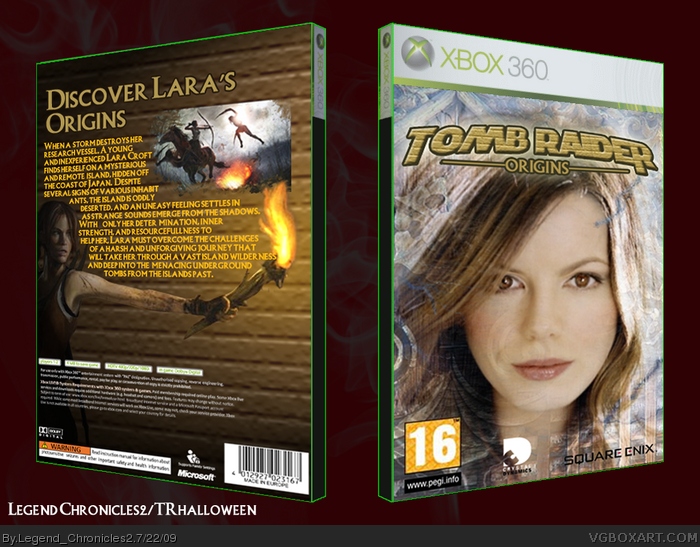 Tomb Raider: Origins box art cover