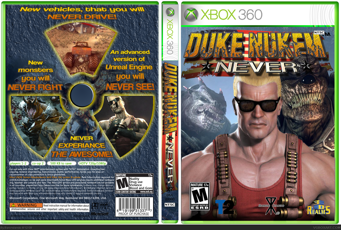 Duke Nukem Never box cover