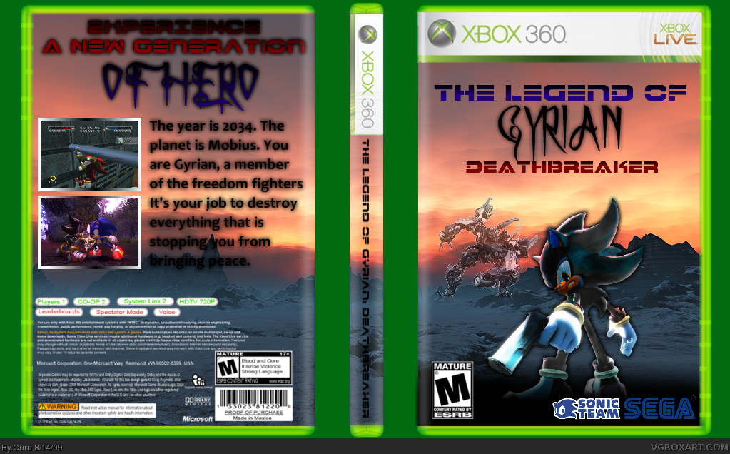 The Legend Of Gyrian: Deathbreaker box cover
