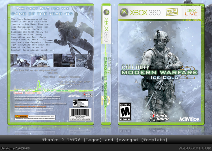 Modern Warfare 2: Ice Cold DLC box art cover