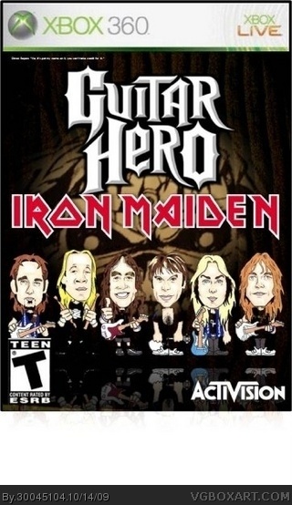 Guitar Hero Iron Maiden box cover