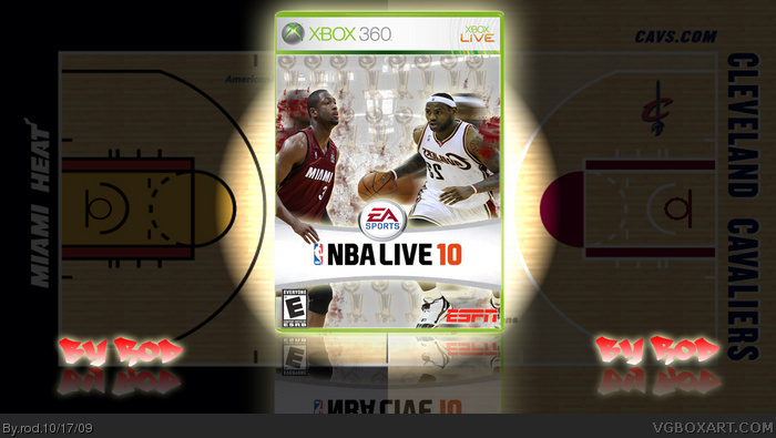 NBA Live 2010 box art cover