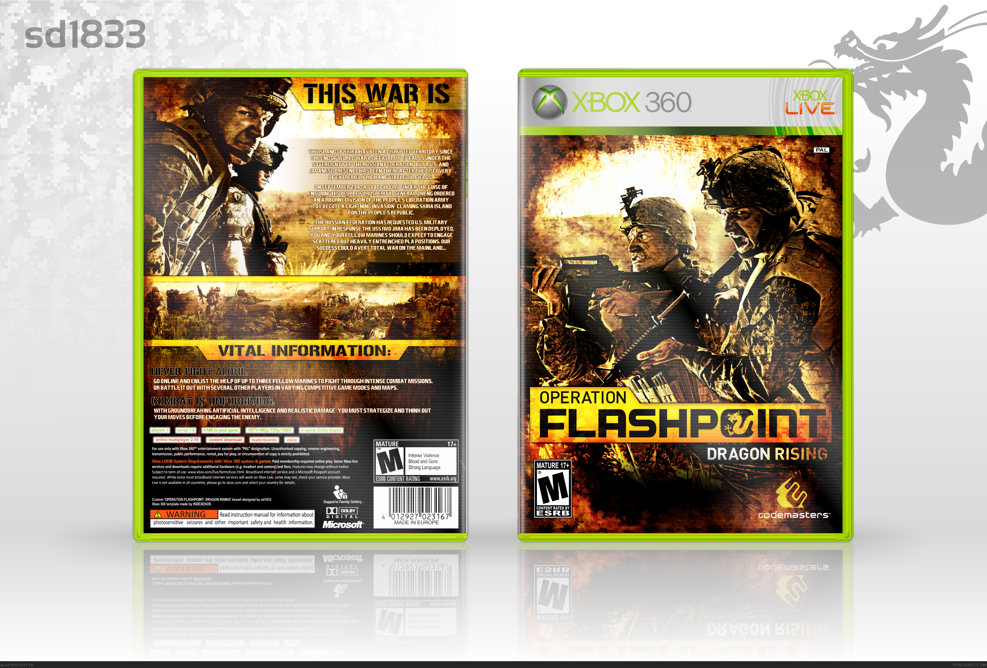 Operation Flashpoint: Dragon Rising box cover