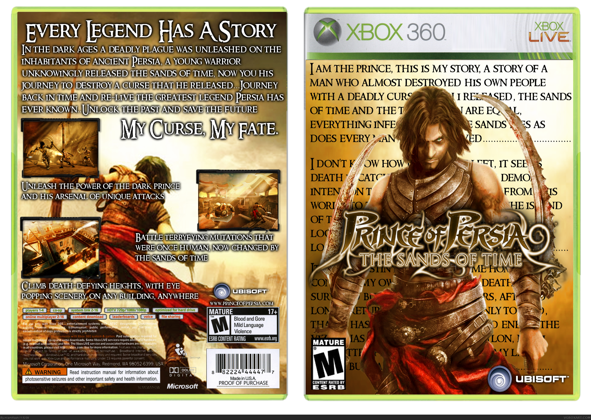prince of persia trilogy xbox 360