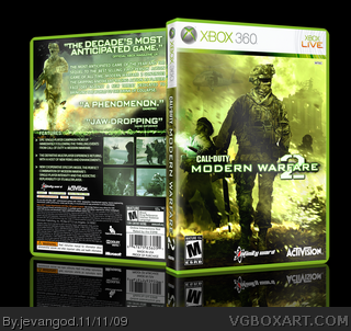 COD: Modern Warfare 2 box art cover