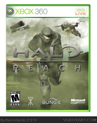 Halo Reach box art cover