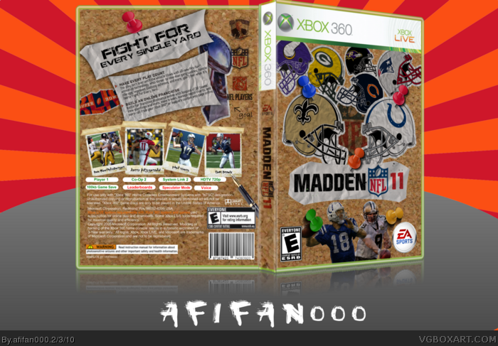 Madden NFL 11 box art cover