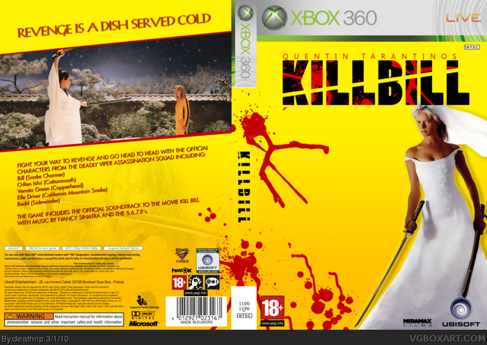 Kill Bill box art cover
