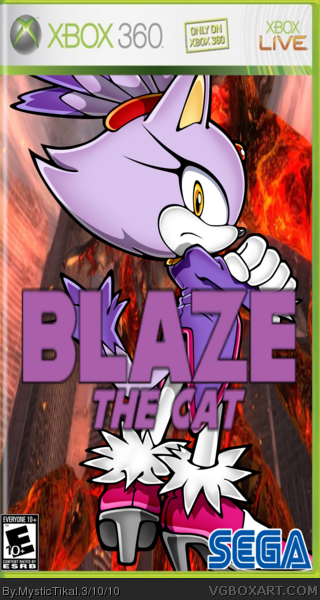 Blaze The Cat box art cover