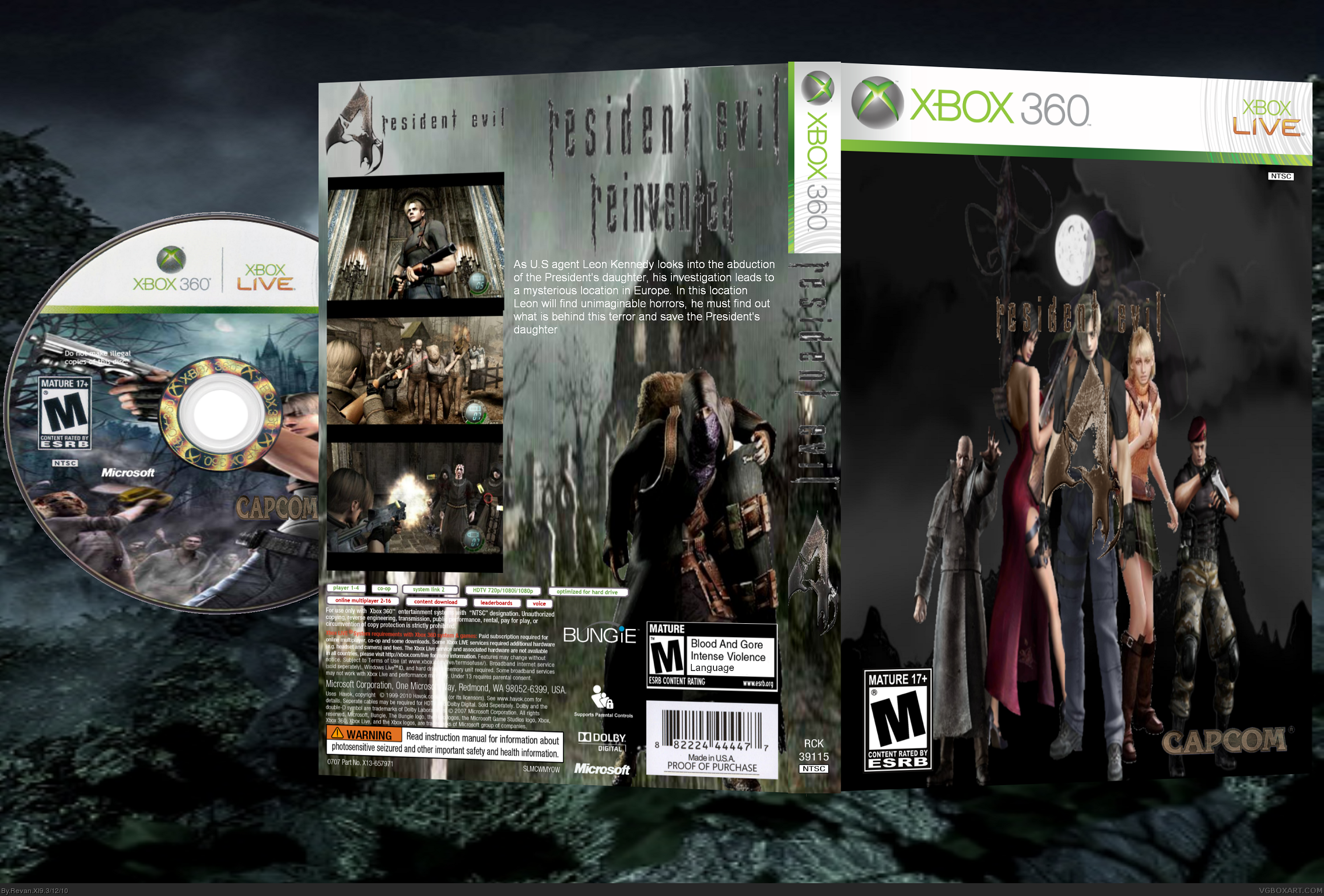 Resident Evil 4  XBOX 360 Edition box cover