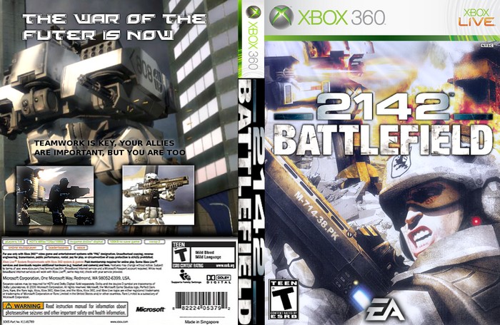 Battlefield 2142 box art cover