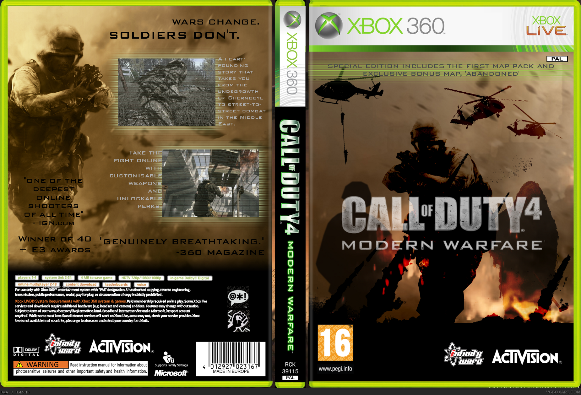 call of duty 4 modern warfare xbox 360