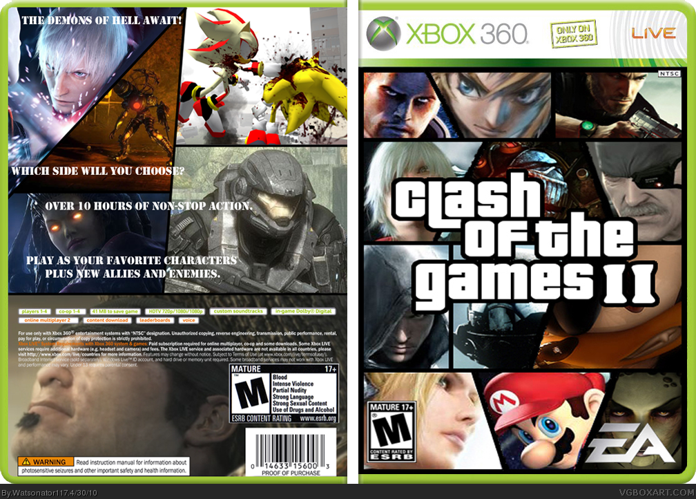 Clash Of The Games II box cover
