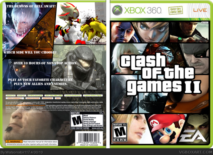 Clash Of The Games II box art cover