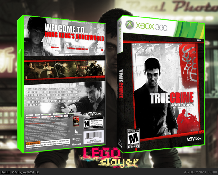 Xbox 360 » True Crime: Hong Kong Box Cover
