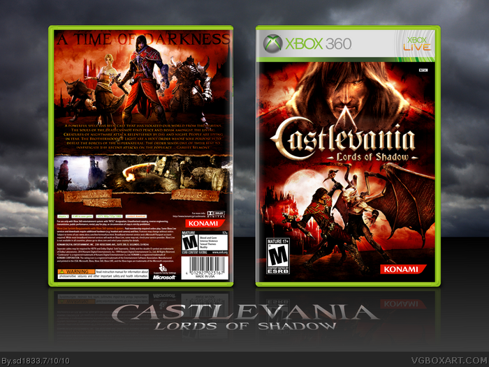 Xbox 360 » Castlevania: Lords of Shadow Box Cover