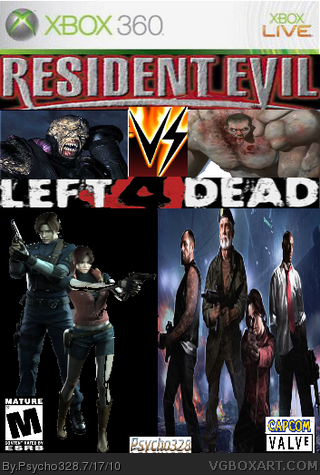 Resident Evil vs. Left 4 Dead box cover