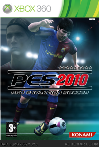 Pro Evoloution Soccer 2010 box art cover
