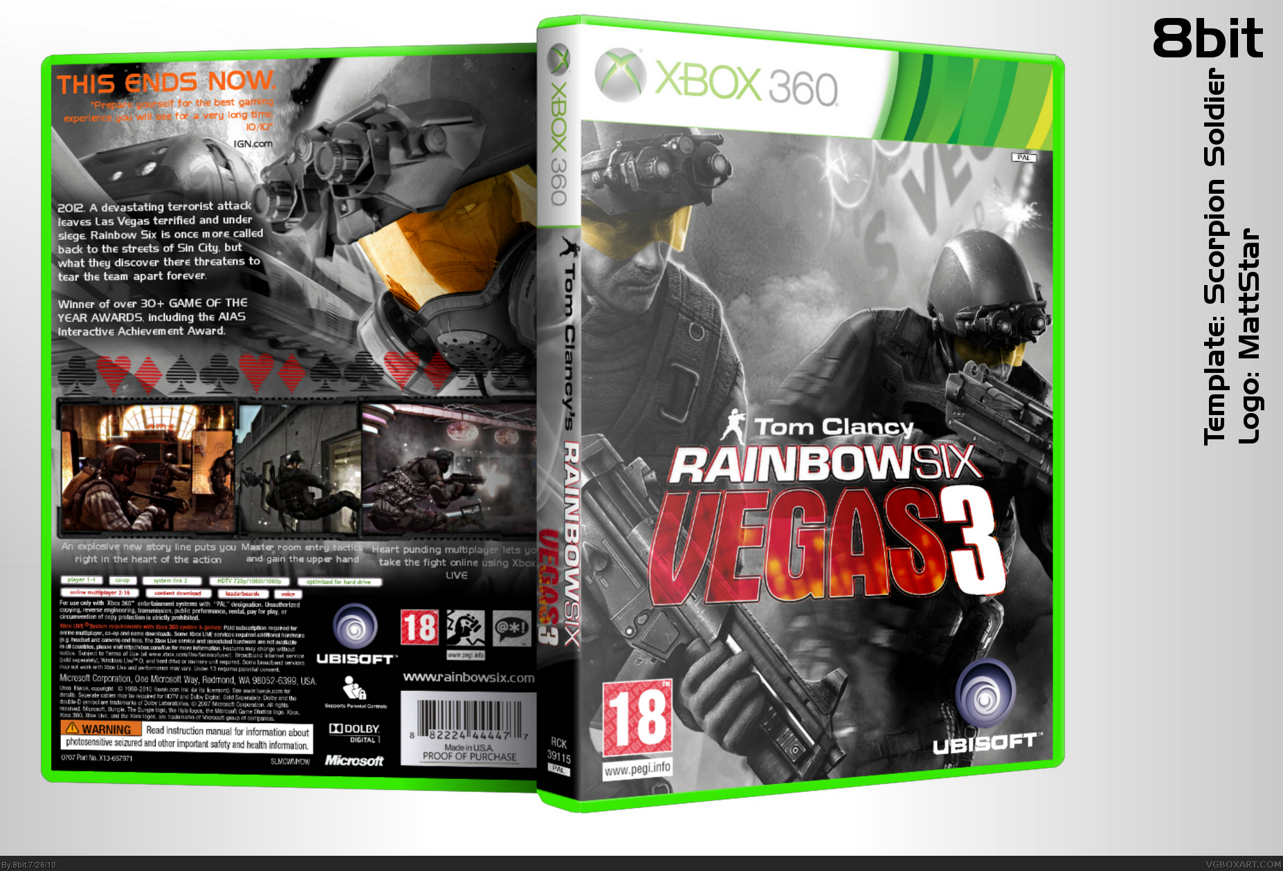 Rainbow Six: Vegas 3 box cover