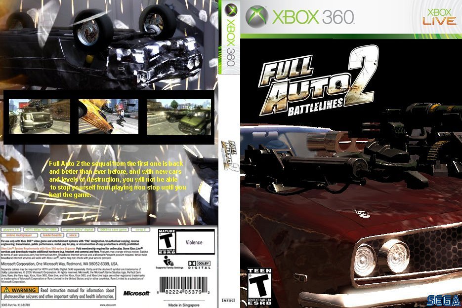 Full Auto 2  Battlelines box cover