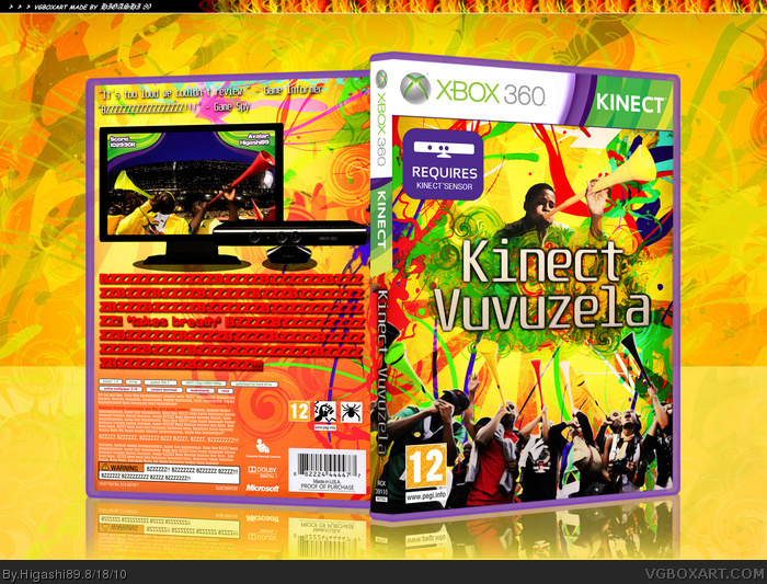 Kinect Vuvuzela box art cover