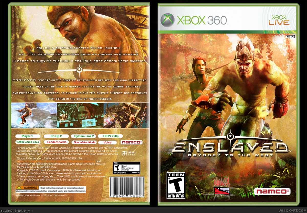Enslaved: Odyssey to the West box cover