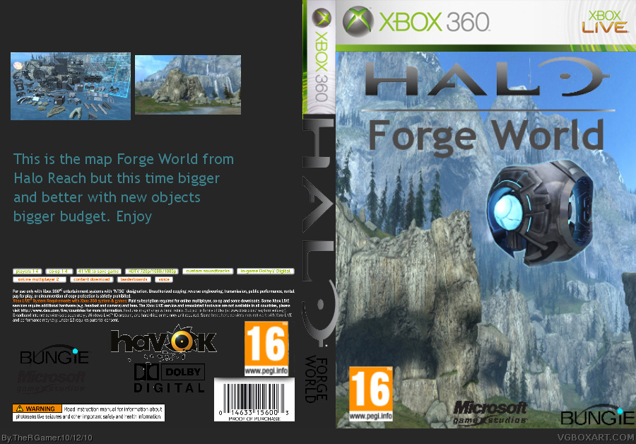 Halo box cover