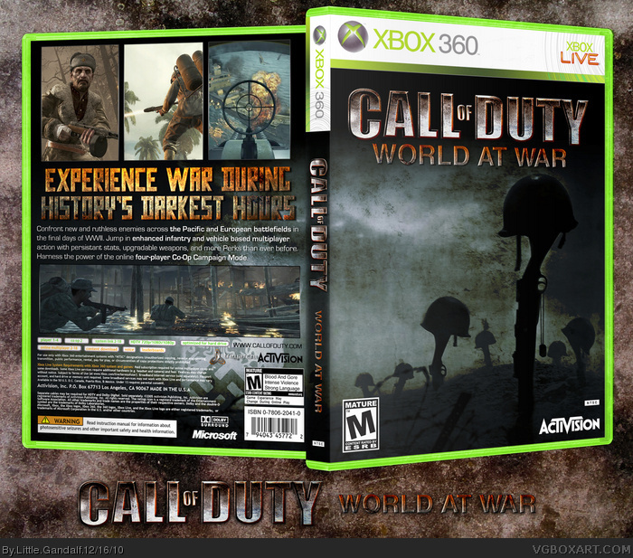 call of duty world at war final fronts xbox 360