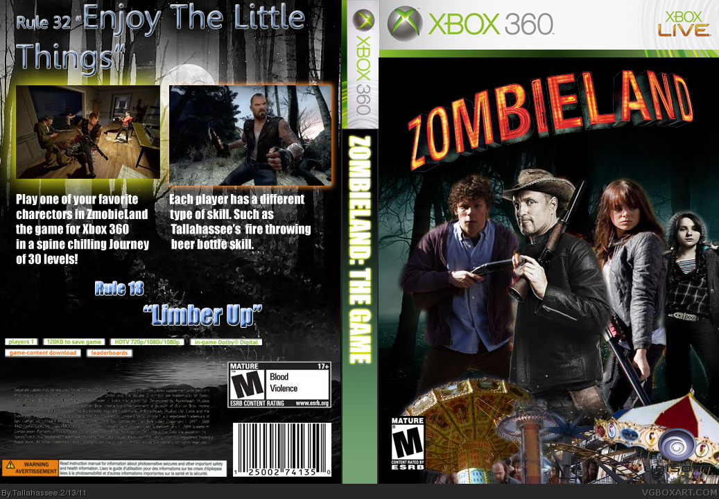 Zombieland: The Game box cover