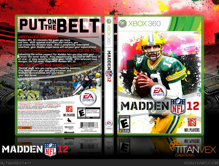 Madden NFL 12 box art cover