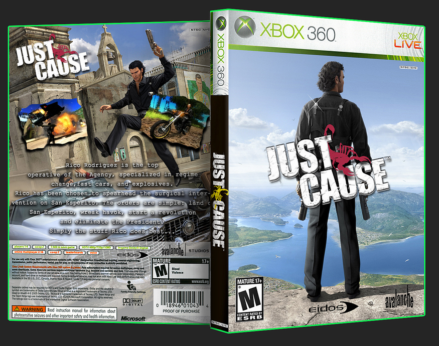 Just Cause box cover